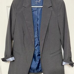 American Eagle Outfitters Charcoal Blazer